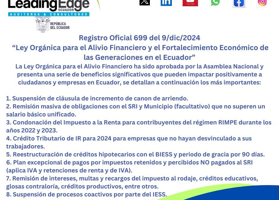 Registro Oficial 699 del 9/dic/2024